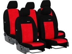 Pokrowce samochodowe do Opel Vivaro C (III) 5m (2019-...). Pokrowce miarowe welurowe w kolorze czerwony, pasują do Opel Vivaro C (III) 5m (2019-...).