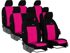 Pokrowce samochodowe do Peugeot Expert III 8m (2017-...). Pokrowce miarowe welurowe w kolorze różowy, pasują do Peugeot Expert III 8m (2017-...).
