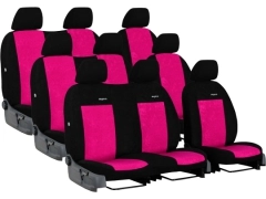 Pokrowce samochodowe do Renault Trafic 9m Spaceclass (2021-...). Pokrowce miarowe welurowe w kolorze różowy, pasują do Renault Trafic 9m Spaceclass (2021-...).