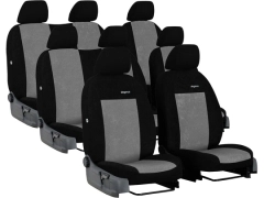 Pokrowce samochodowe do Peugeot Expert III 8m (2017-...). Pokrowce miarowe welurowe w kolorze szary, pasują do Peugeot Expert III 8m (2017-...).