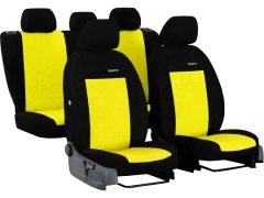 Pokrowce samochodowe, Pokrowce uniwersalne welurowe w kolorze żółty,.