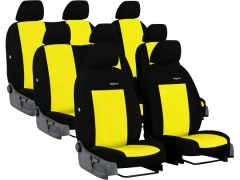 Pokrowce samochodowe do Peugeot Expert III 8m (2017-...). Pokrowce miarowe welurowe w kolorze żółty, pasują do Peugeot Expert III 8m (2017-...).